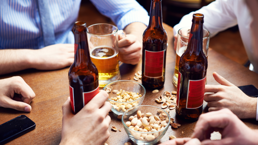 conduct outside of work represented by worker's having an after work drink